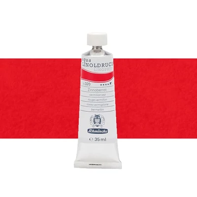 Schmincke Aqua Linoprint lino boja, 35 ml - 320, vermilion red