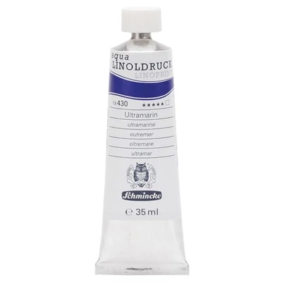 Schmincke Aqua Linoprint lino boja, 35 ml - 430, ultramarine
