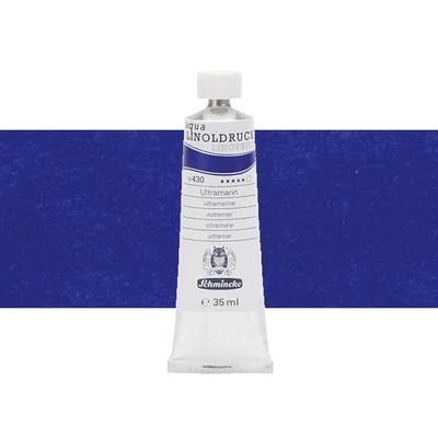 Schmincke Aqua Linoprint lino boja, 35 ml - 430, ultramarine
