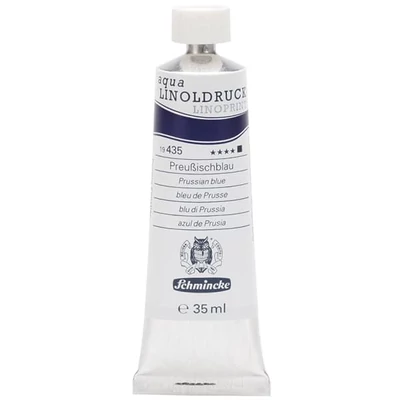 Schmincke Aqua Linoprint lino boja, 35 ml - 435, prussian blue
