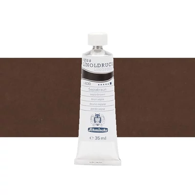 Schmincke Aqua Linoprint lino boja, 35 ml - 630, sepia brown