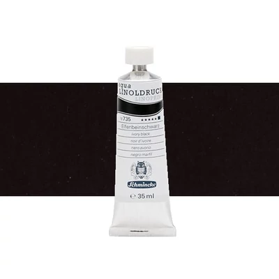 Schmincke Aqua Linoprint lino boja, 35 ml - 735, ivory black