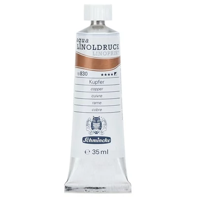 Schmincke Aqua Linoprint lino boja, 35 ml - 830, copper