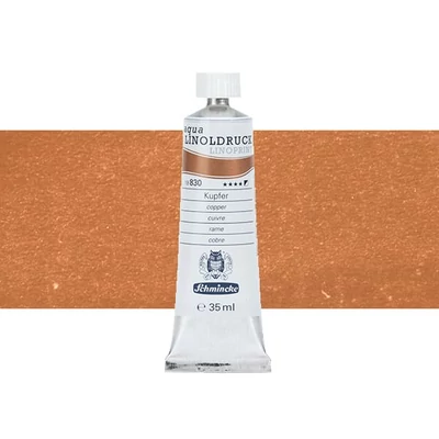 Schmincke Aqua Linoprint lino boja, 35 ml - 830, copper