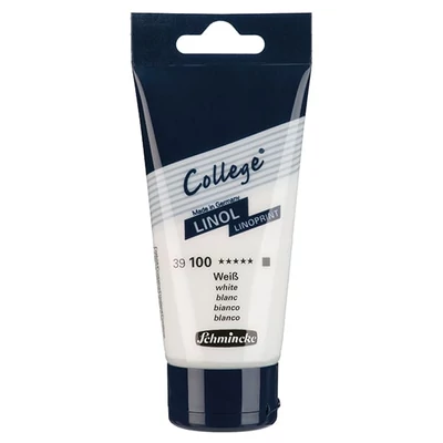 Schmincke College Linol lino boja, 75 ml - 100, white