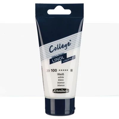Schmincke College Linol lino boja, 75 ml - 100, white