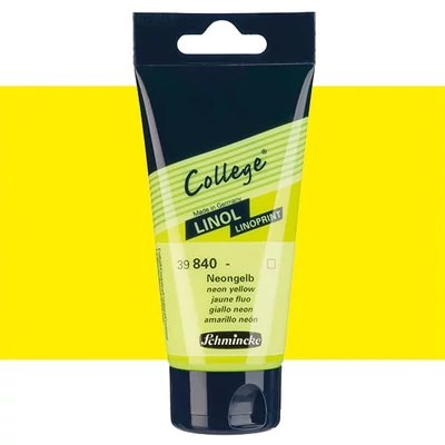 Schmincke College Linol lino boja, 75 ml - 840, neon yellow