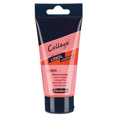 Schmincke College Linol lino boja, 75 ml - 850, neon orange