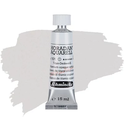 Schmincke Horadam akvarel boja u tubi, 15 ml - 101, titanium opaque white