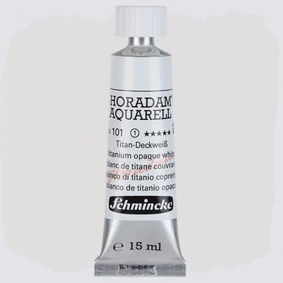 Schmincke Horadam akvarel boja u tubi, 15 ml - 101, titanium opaque white