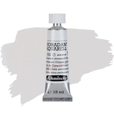 Schmincke Horadam akvarel boja u tubi, 15 ml - 102, permanent chinese white