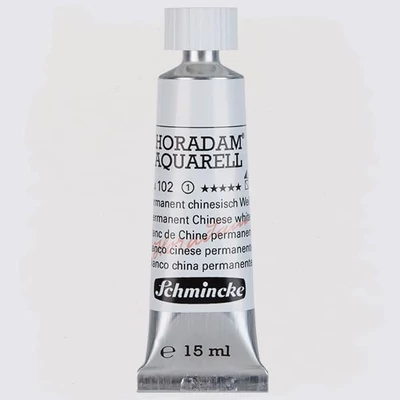 Schmincke Horadam akvarel boja u tubi, 15 ml - 102, permanent chinese white