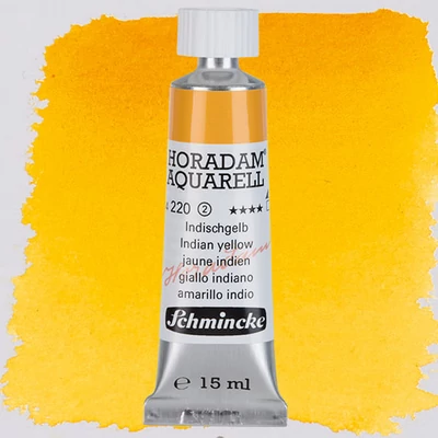 Schmincke Horadam akvarel boja u tubi, 15 ml - 220, indian yellow