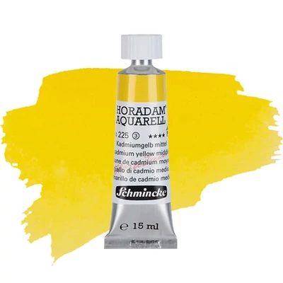 Schmincke Horadam akvarel boja u tubi, 15 ml - 225, cadmium yellow middle