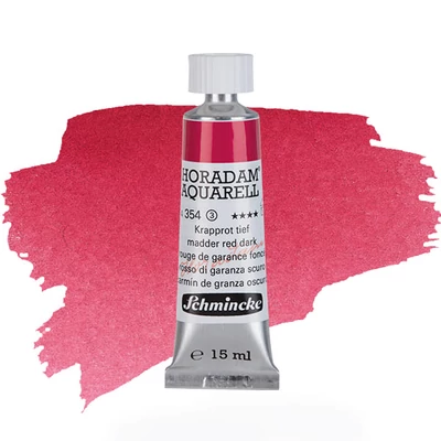 Schmincke Horadam akvarel boja u tubi, 15 ml - 354, madder red dark