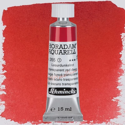 Schmincke Horadam akvarel boja u tubi, 15 ml - 355, transparent red deep