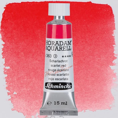 Schmincke Horadam akvarel boja u tubi, 15 ml - 363, scarlet red