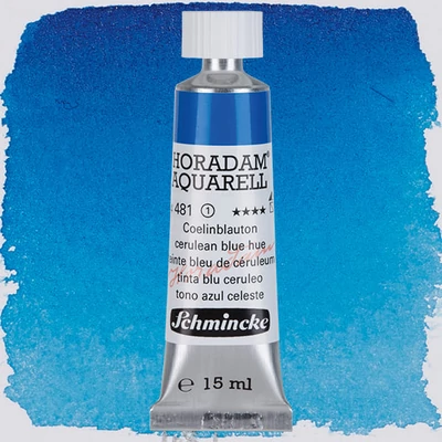 Schmincke Horadam akvarel boja u tubi, 15 ml - 481, cerulean blue hue