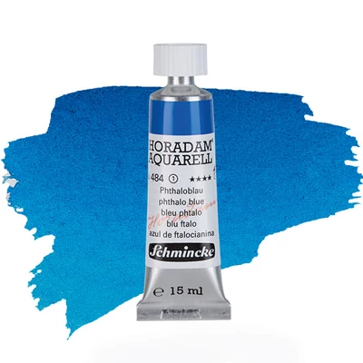 Schmincke Horadam akvarel boja u tubi, 15 ml - 484, phthalo blue