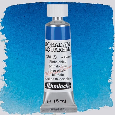 Schmincke Horadam akvarel boja u tubi, 15 ml - 484, phthalo blue