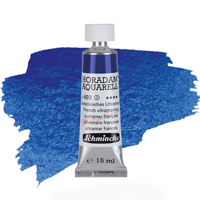 Schmincke Horadam akvarel boja u tubi, 15 ml - 493, french ultramarine, granulirajući