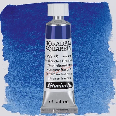 Schmincke Horadam akvarel boja u tubi, 15 ml - 493, french ultramarine, granulirajući