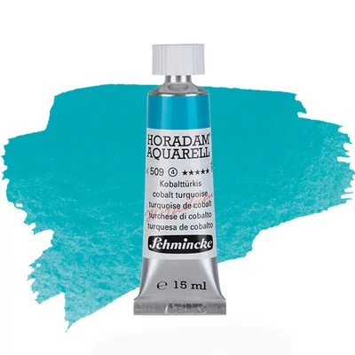 Schmincke Horadam akvarel boja u tubi, 15 ml - 509, cobalt turquoise, granulirajući