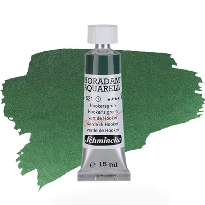 Schmincke Horadam akvarel boja u tubi, 15 ml - 521, hooker's green