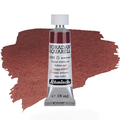Schmincke Horadam akvarel boja u tubi, 15 ml - 645, indian red, granulirajući