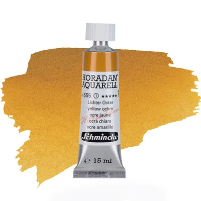 Schmincke Horadam akvarel boja u tubi, 15 ml - 655, yellow ochre