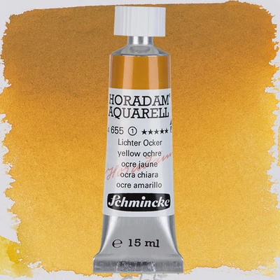Schmincke Horadam akvarel boja u tubi, 15 ml - 655, yellow ochre