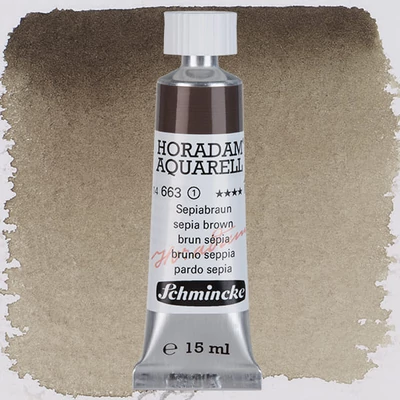 Schmincke Horadam akvarel boja u tubi, 15 ml - 663, sepia brown