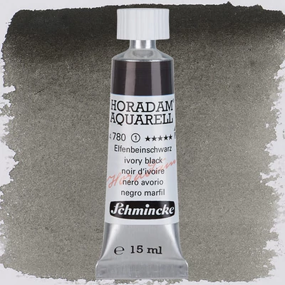 Schmincke Horadam akvarel boja u tubi, 15 ml - 780, ivory black