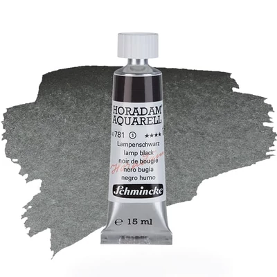 Schmincke Horadam akvarel boja u tubi, 15 ml - 781, lamp black