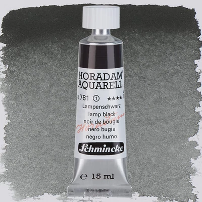 Schmincke Horadam akvarel boja u tubi, 15 ml - 781, lamp black