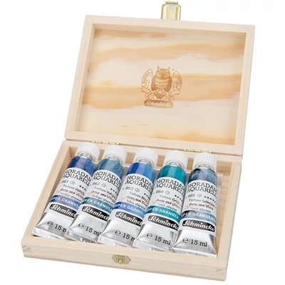 Schmincke Horadam set akvarel boja, super granulacija - 5x15 ml, Deep sea