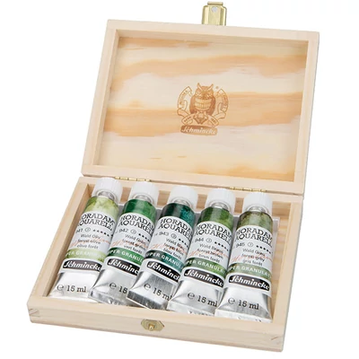 Schmincke Horadam set akvarel boja, super granulacija - 5x15 ml, Forest