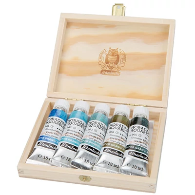Schmincke Horadam set akvarel boja, super granulacija - 5x15 ml, Glacier