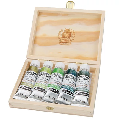 Schmincke Horadam set akvarel boja, super granulacija - 5x15 ml, Shire