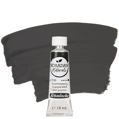Schmincke Horadam Naturals akvarel boja u tubi, 15 ml - 730, graphite black