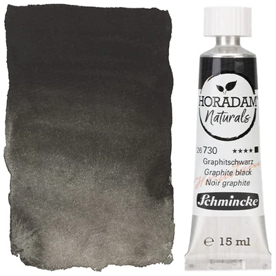 Schmincke Horadam Naturals akvarel boja u tubi, 15 ml - 730, graphite black