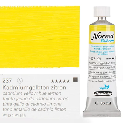 Schmincke Norma Blue veganska vodena uljana boja, 35 ml - 237, cadmium yellow hue lemon