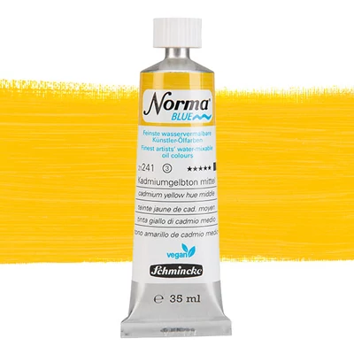 Schmincke Norma Blue veganska uljana boja na vodenoj bazi, 35 ml - 241, cadmium yellow hue middle