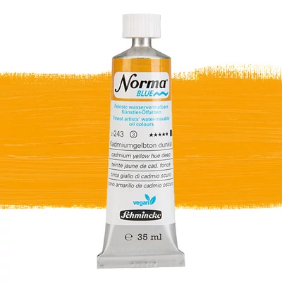 Schmincke Norma Blue veganska uljana boja na vodenoj bazi, 35 ml - 243, cadmium yellow hue deep