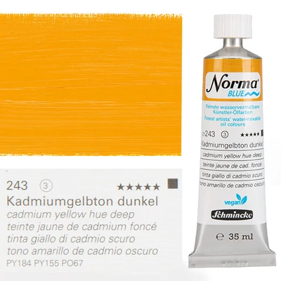 Schmincke Norma Blue veganska uljana boja na vodenoj bazi, 35 ml - 243, cadmium yellow hue deep