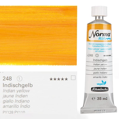 Schmincke Norma Blue veganska vodena uljana boja, 35 ml - 248, indian yellow
