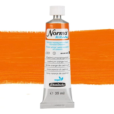 Schmincke Norma Blue veganska vodena uljana boja, 35 ml - 301, cadmium orange hue