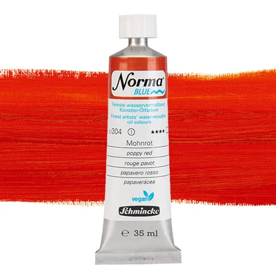 Schmincke Norma Blue veganska vodena uljana boja, 35 ml - 304, poppy red