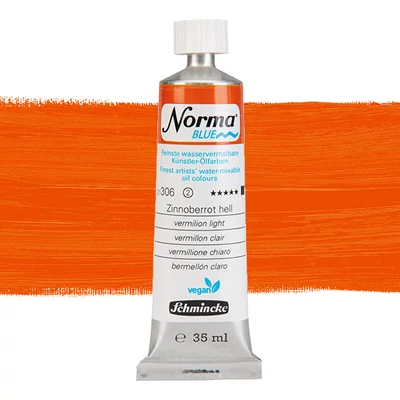 Schmincke Norma Blue veganska vodena uljana boja, 35 ml - 306, vermilion light