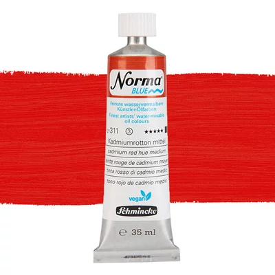 Schmincke Norma Blue veganska vodena uljana boja, 35 ml - 311, cadmium red hue medium